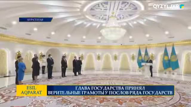 ГЛАВА ГОСУДАРСТВА ПРИНЯЛ ВЕРИТЕЛЬНЫЕ ГРАМОТЫ У ПОСЛОВ РЯДА ГОСУДАРСТВ смотреть онлайн