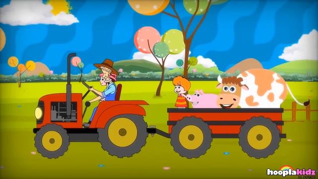 Learn Russian: Фермер В лощине | Farmer In The Dell | старый Макдональд | известные песни Дети