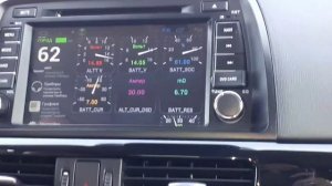 Mazda cx5. Работа генератора и акб SOLITE 85 А. ч.