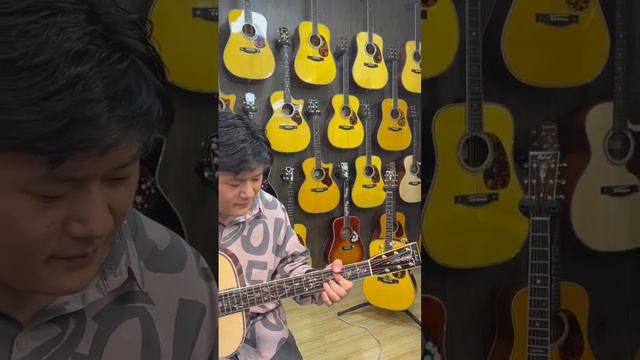 Gabriel Guitar OM custom shop model customer sound test play