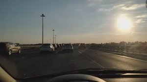 Санкт-Петербург, КАД, ранним вечером