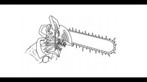 Как нарисовать Человека Бензопилу \ Chainsaw Man \ для начинающих \ по клеточкам