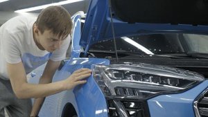 Как наклеить полиуретановую пленку Brontero на передние крылья Haval Jolion
