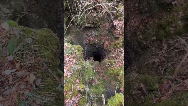 A long way down 👀 #abandonded #cave #nature