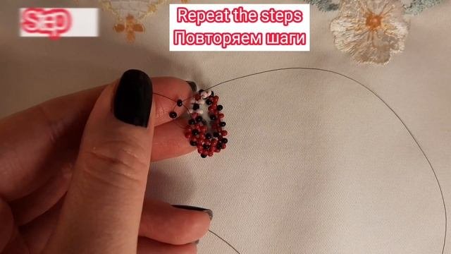 Beaded Ring LADYBUG?. Кольцо БОЖЬЯ КОРОВКА из бисера в технике крестик?. #DIY #jelljewellery