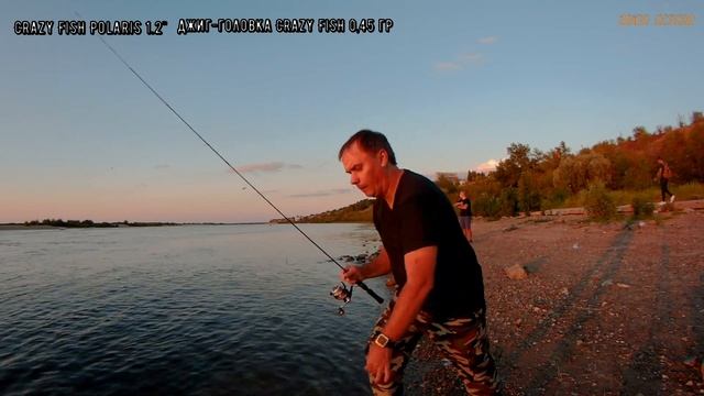 Мормышинг и рыбалка на р.Волга с любимыми приманками CRAZY FISH!Полярис 1.2" и Beager   1-я серия.