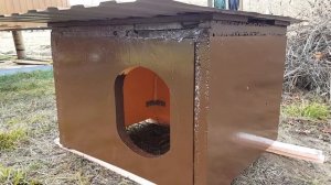 Будка для собаки из ПЕНОПЛЕКСА