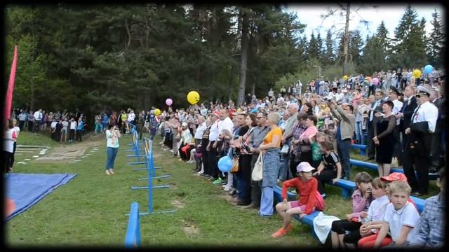 День Победы в г.Сенно,финал праздничного мероприятия.