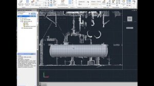 Обработка лазерного сканирования в AutoCad Plant 3D