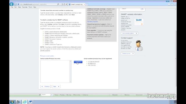 SMART Board Tutorial: product registration смотреть онлайн