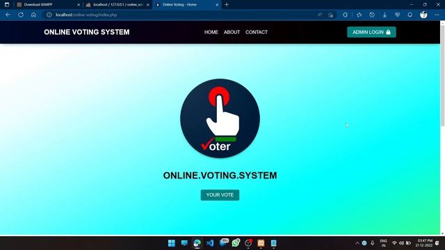 Online Voting System | PHP Mini Project With Source Code