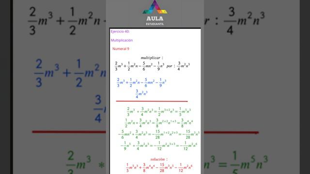 Solución álgebra de Baldor ejercicio 40 9-10  #álgebra #maths #algebradebaldor #baldor