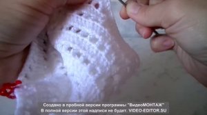 Детское платье крючком на 6 9 мес