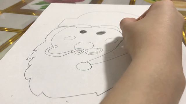 Рисуем Дедушку Мороза?#5 смотреть онлайн