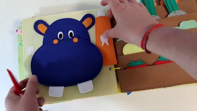 Развивающая мягкая книжка на заказ
