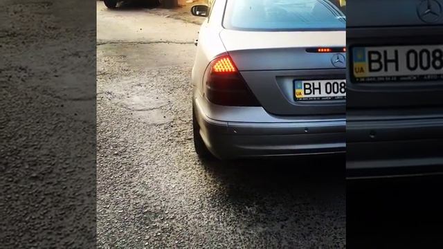 Mercedes W211 5.0 - звук выхлопной системы с кастомной выхлопной системой от #proCTOservice