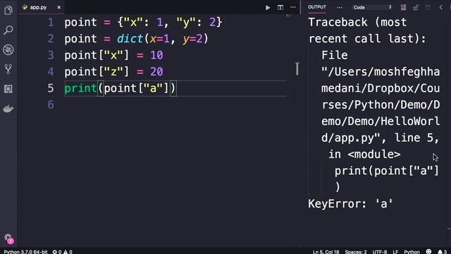 Python for Beginners: Dictionaries смотреть онлайн