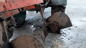 Подготовка трактора Т-40АМ  к весенней вспашке