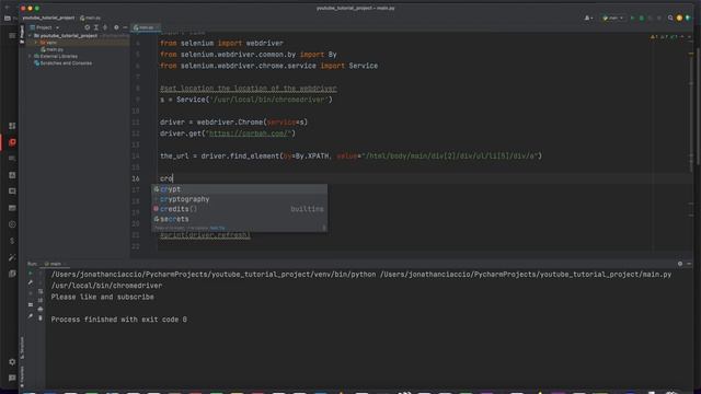 Python Selenium Tutorial - How to get the path of your webdriver or chromedriver смотреть онлайн