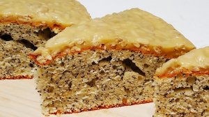 МУРАВЬИНЫЙ ПИРОГ! Вкусный ПИРОГ! Сметана, маковая начинка, карамельная заливка с семечками.mp4
