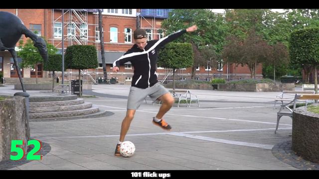 101 WAYS TO FLICK UP A FOOTBALL! смотреть онлайн