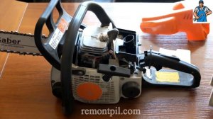 Запчасти для бензопилы STIHL MS180 Замена воздушного фильтра  Remontpil com