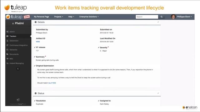 Work item tracking with Tuleap смотреть онлайн