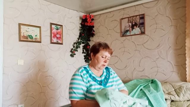 Защиту от солнца, делаю на окна/ Ивтекс 37 ./Прибрались немного.Деревенские будни. смотреть онлайн