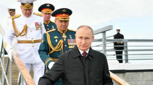 Россия отмечает День ВМФ. Владимир Путин принял участие в праздничном параде в Санкт-Петербурге