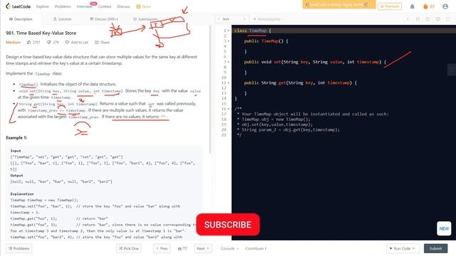 Time Based Key-Value Store | LeetCode 981 | Three Solution | Java  @LearnOverflow