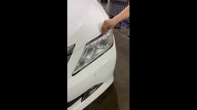 Неистовый лайфхак. Полировка фар Тойоты. смотреть онлайн
