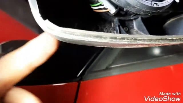 Как разобрать зеркало на Шкода Фабия, Skoda Fabia 2 смотреть онлайн