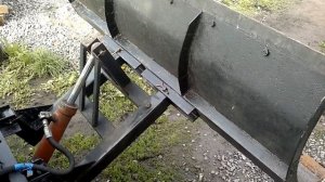 Отвал для скаут-24 самодельный