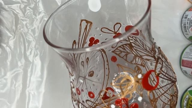 Роспись бокала