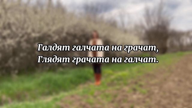 Скороговорки о весне. Прокачиваем дикцию.
