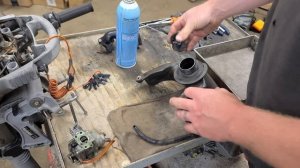 Servicing a Honda 2hp 4 stroke outboard motor carburetor + more!