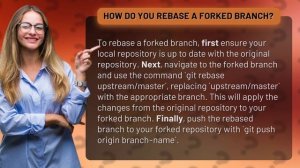 How do you rebase a forked branch?