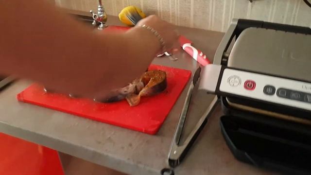 лосось на гриле | рыба на гриле | лосось