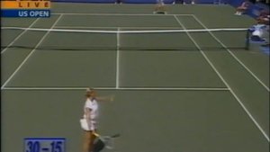 Anke Huber vs Elena Makarova US Open 1995 (partly)
