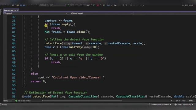 Face Detection in C++ Using OpenCV library | C++ Project смотреть онлайн