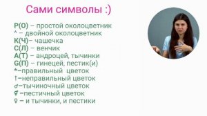 Формула цветка