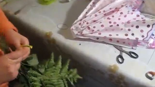 Букет елочкой иголками. Часть 6