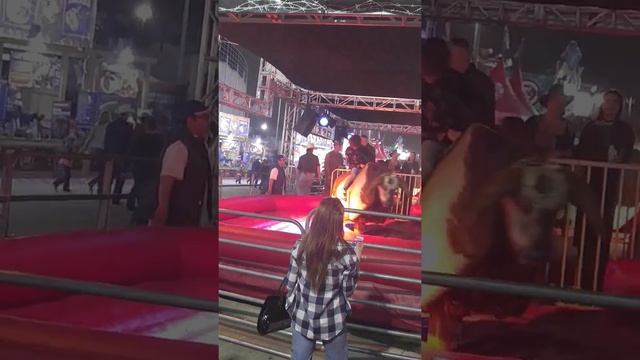 Houston Livestock Show and Rodeo mechanical bull rider смотреть онлайн