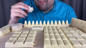 ASMR White Chocolate Party (Eating Chocolate Candy Bars) Mukbang 먹방 Eating Sounds