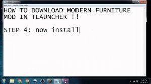 How to Download and install furniture mod in Tlauncher Minecraft || Modern Furniture mod tlauncher