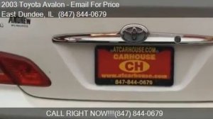 2003 Toyota Avalon XL 4dr Sedan w/Bucket Seats for sale in E