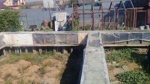 Заливка ростверка