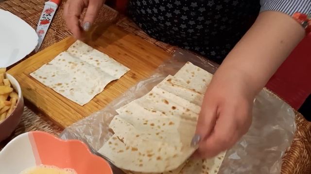 Вкусняшка к чаю из ТОНКОГО ЛАВАША!Быстрый завтрак! смотреть онлайн