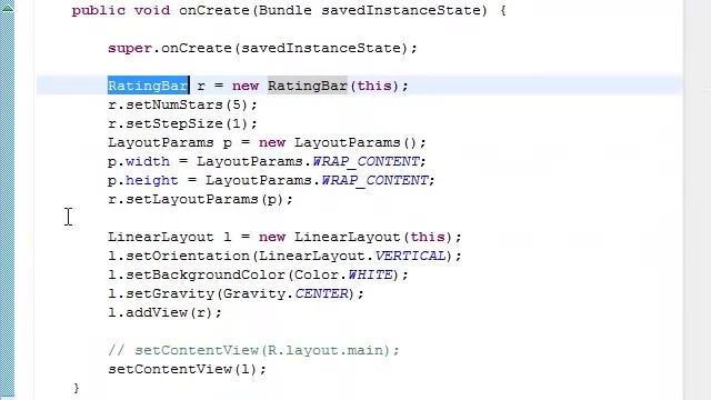 Chapter 6.1 - main.xml, Activity.java & R.java