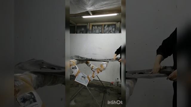 Ремонт Киа Рио ??Красим капот #покраскаавто #кузовнойремонт #мужкрасит  #сделайкрасиво #врек #втоп